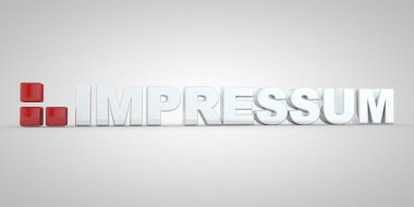 German Impressum Imprint Text Letter Letters