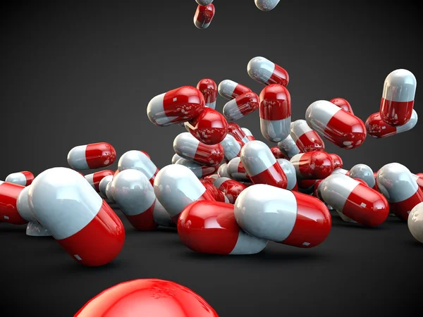 Pillole pillole Capsule Medicina Malattia Salute — Foto Stock
