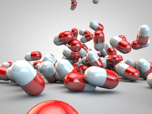 Tabletten Kapseln Medizin Krankheit Gesundheit — Stockfoto