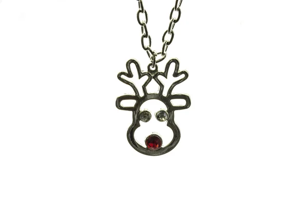 Deer head on a chain — Stock Photo, Image