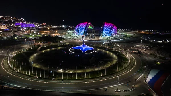 Sochi Rússia Set 2020 Sochi Olympic Park Fisht Stadium Chama — Fotografia de Stock