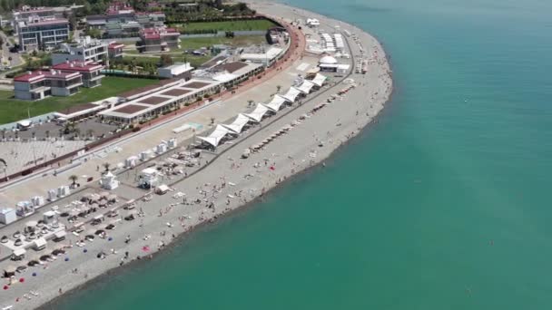 영상이요 소치의 올림픽 자금이다 해변이요 시즌이야 러시아의 인기있는 휴양지 도시에 — 비디오
