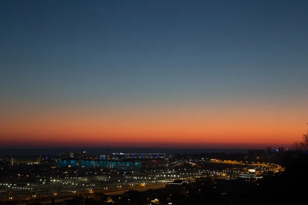 Vista serale del Parco Olimpico di Sochi . — Foto Stock