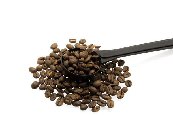 Kahve çekirdekleri ve ölçme kaşık