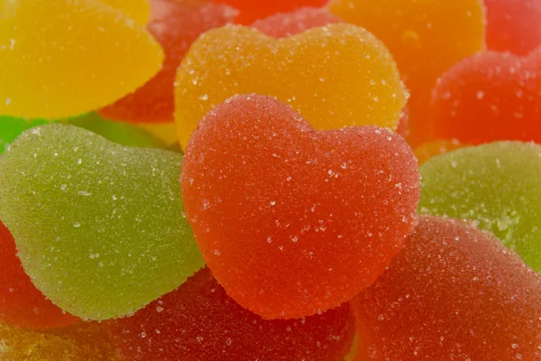 Candy in a heart shape — Stock Photo, Image
