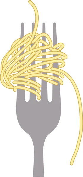 Espaguetis italianos — Vector de stock