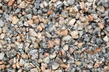 Buz gibi parlayan taşlar. Arkaplan, doku Horisontal bileşimi