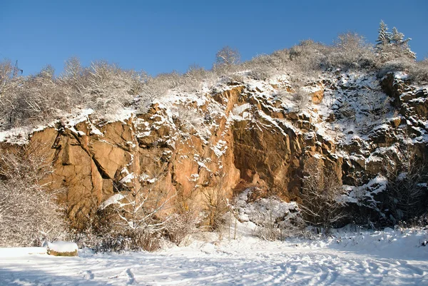 Vinter rock — Stockfoto