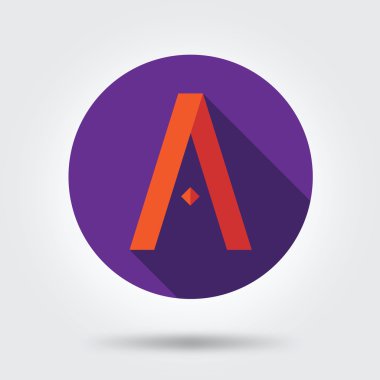 Bir tür logo simge düğmesini vektör