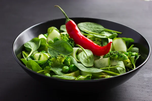 Verse groene salade — Stockfoto