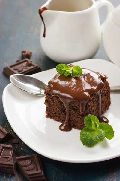 Brownie al cioccolato fatti in casa — Foto Stock