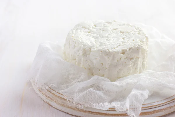 Homemade cottage cheese — Stock Photo, Image