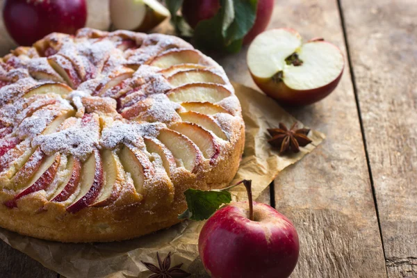 Bolo de maçã doce — Fotografia de Stock