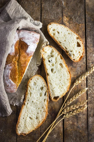 Freshbaked rustic bread — Stock Photo, Image