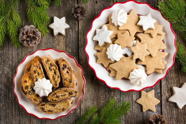 Vários biscoito de Natal — Fotografia de Stock