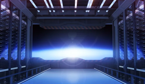 Space Door and Earth — Stock Image Space Door and Earth Stock Photo