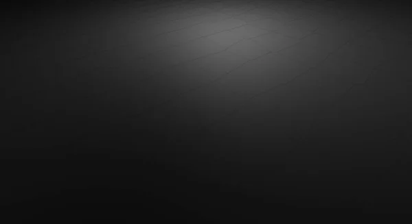 抽象的な黒の背景の3Dレンダリング床の色壁紙 — ストック写真