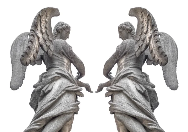 二人の天使の像 — ストック写真