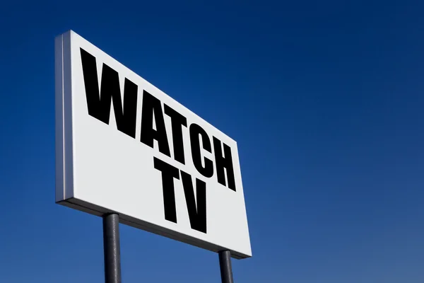 Message "WATCH TV" — Stock Photo, Image