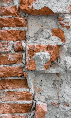 Eski tuğla duvar