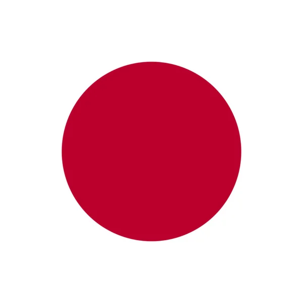Bandeira Quadrada Japonesa Símbolo Oficial Estado País Cores Oficiais — Fotografia de Stock