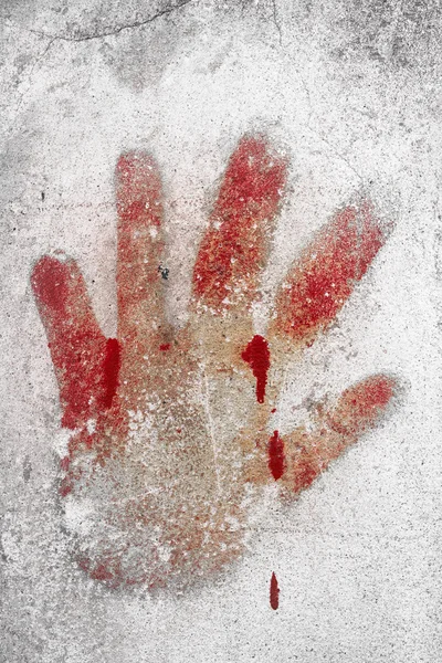 Imprint of blood — Stock Photo, Image