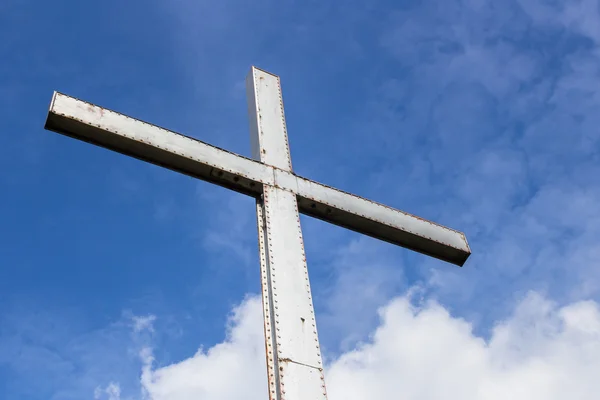 Una grande croce di ferro — Foto Stock