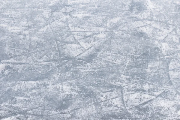 Rink surface abstract background with trace of skates — Stock Photo, Image