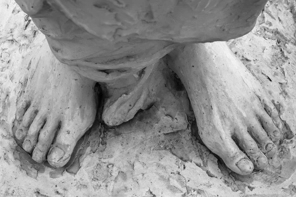 Os pés de Cristo — Fotografia de Stock