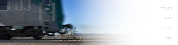 Train in motion blur — Stock Photo, Image