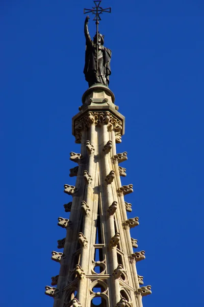 Pinnacolo della Cattedrale di Santa Eulalia — Foto Stock
