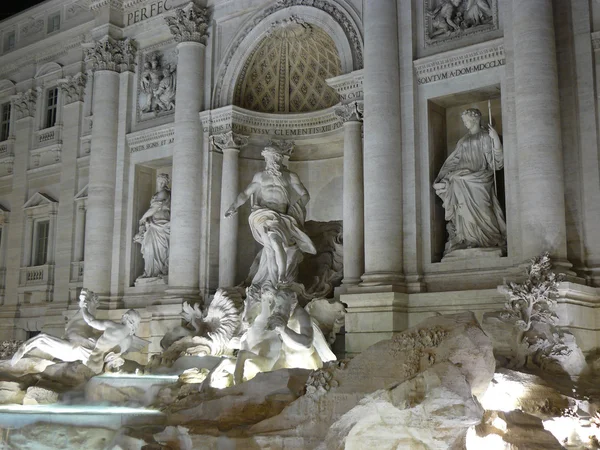 Fontana di Trevi a Roma — Foto Stock