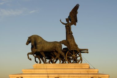 Quadriga bronz Centrale Del Risorgimento Müzesi 