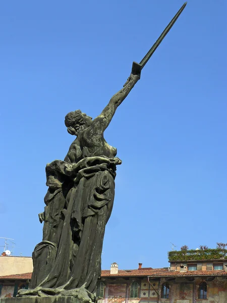 Escultura en Verona — Foto de Stock