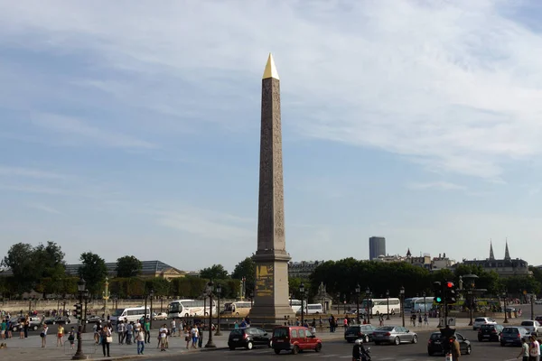 프랑스 Obelisk Luxor Place Concorde City Paris — 스톡 사진