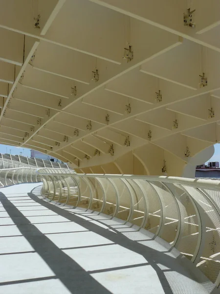 Sevilla España Pasarela Superior Del Metropol Parasol También Conocida Como — Foto de Stock