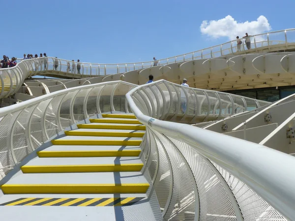 Sevilla Španělsko Metropol Parasol Známý Také Jako Houby Seville — Stock fotografie