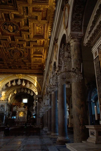 Roma Italia Interior Basílica Santa Maria Aracoeli Ciudad Roma — Foto de Stock