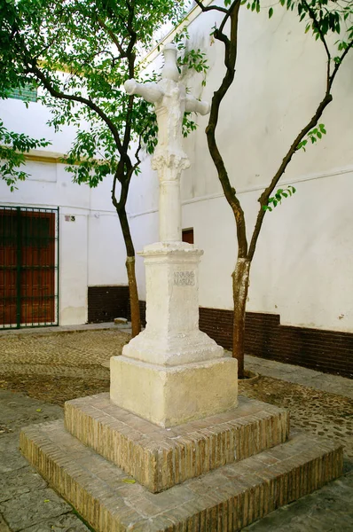 Sevilla Španělsko Plaza Santa Marta Historickém Centru Města Sevilla — Stock fotografie