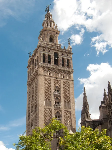 La Giralda desde el Patio de los Naranjos . — Foto de Stock