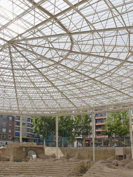 Caesaraugusta Roma Tiyatrosu Zaragoza tarihi merkezi