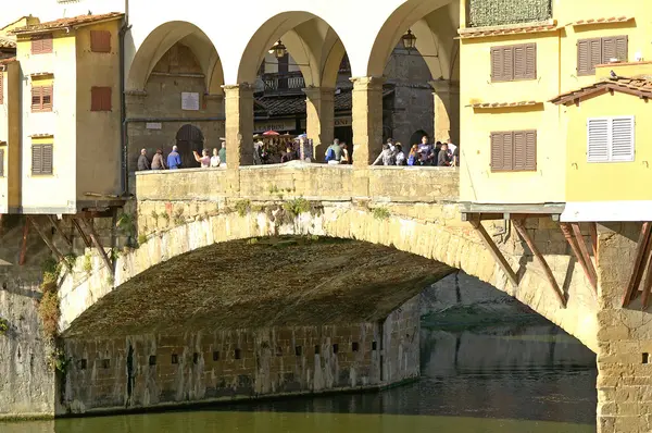 Ponte Vecchio'nun mimari detayı — Stok fotoğraf