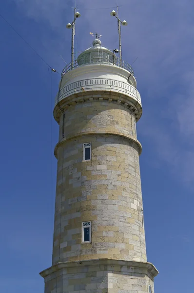 Cabo Mayor lighthouse in the city of Santander — Stock Photo, Image