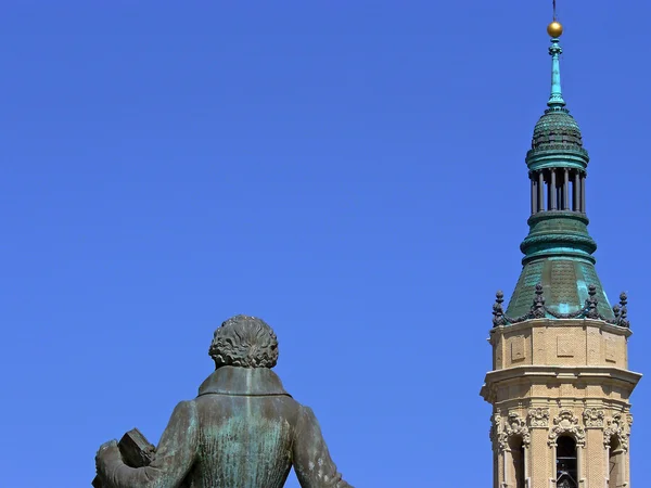 Escultura do artista Francisco de Goya y Lucientes — Fotografia de Stock