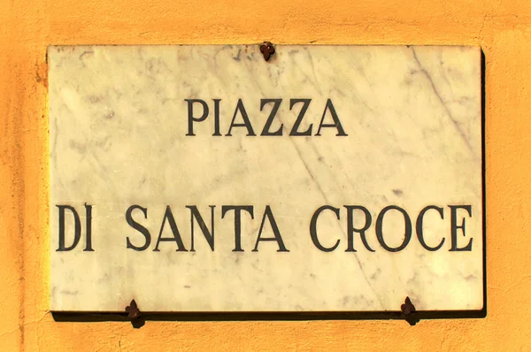 Piazza Santa Croce — Foto Stock