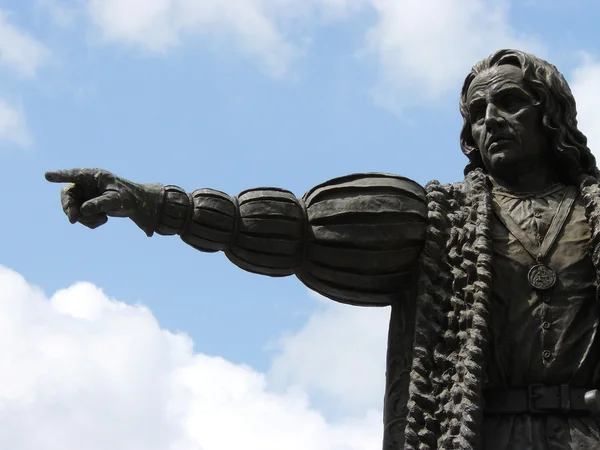 Christopher columbus monumento — Fotografia de Stock