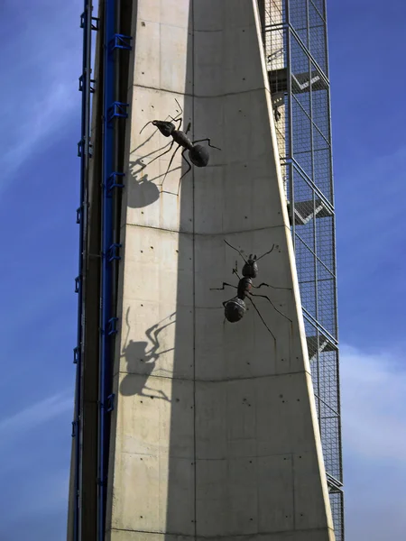 Architectonische details op het dak van het Science Park van Granada — Stockfoto