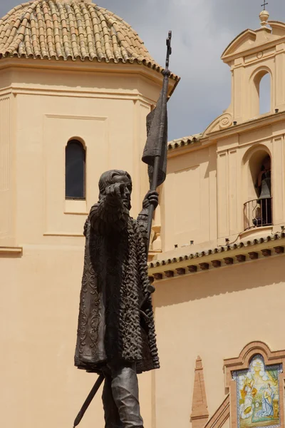 Monumento a Cristóvão Colombo na Praça das Monjas — Fotografia de Stock