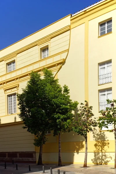 Architectural detail outside the Cervantes theater — Stock Photo, Image