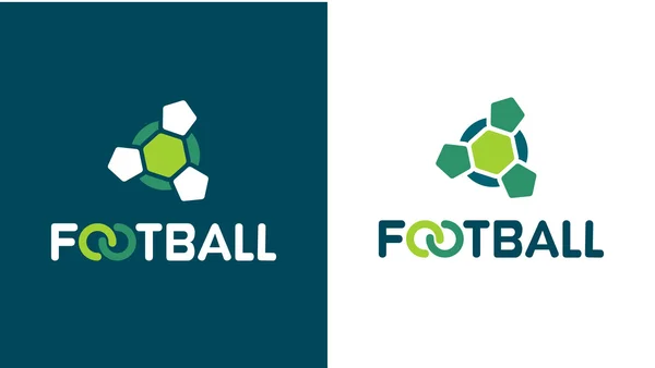 创意 Logo 足球足球俱乐部 — 图库照片